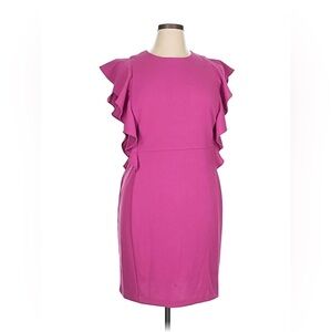 Donna Morgan Raspberry Pink Sleeveless Lined Dress